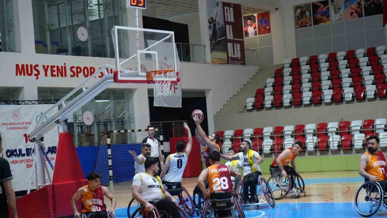 Muş BESK Loses 5777 to Galatasaray in Wheelchair Basketball Super