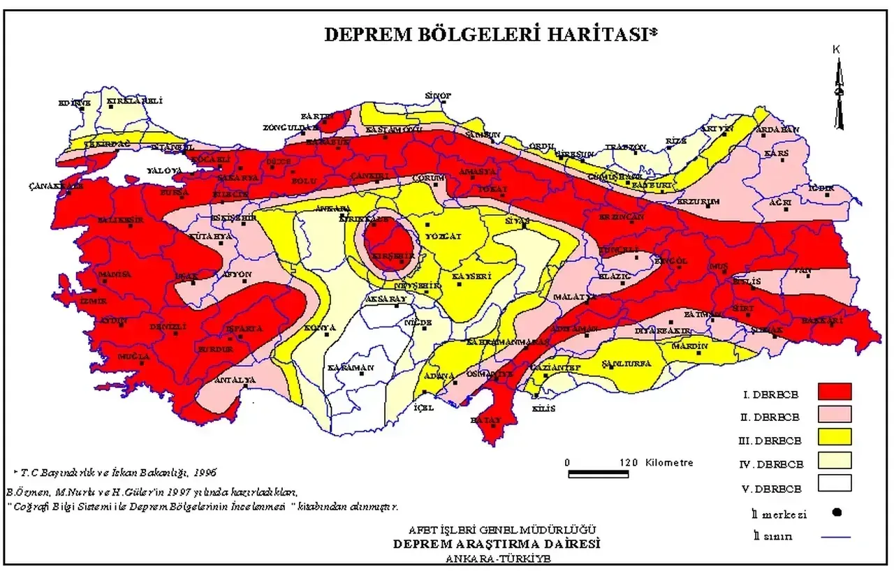 Afad Ve Mta Haritasina Gore Son Durum Turkiyenin Birinci Derece Deprem Riski Tasiyan 3253309 175295943702510031445 1752959437
