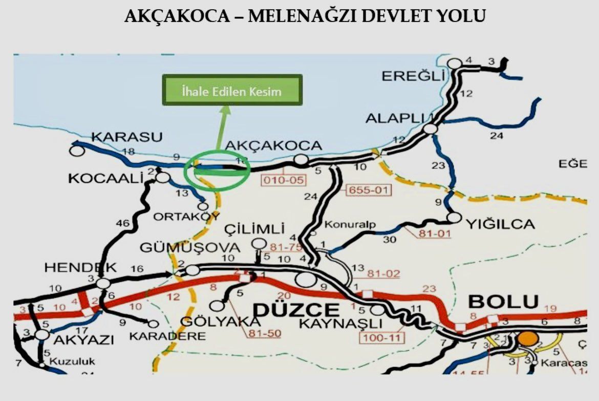 Kocaali Duzce Devlet Yolu Ihalesi 1