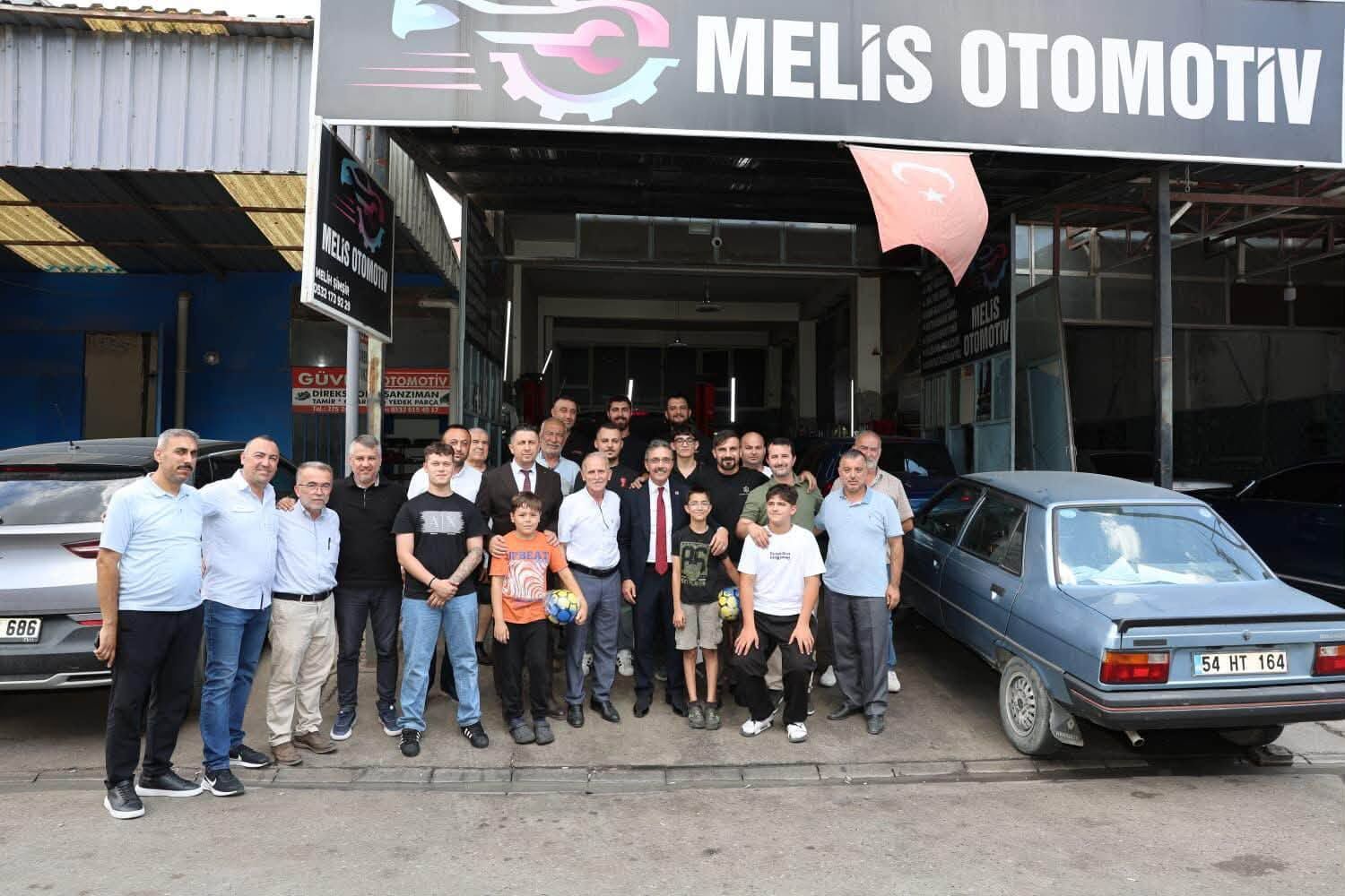 Başkan Di̇nç Modern Sanayi̇ Esnafiyla Buluştu (1)