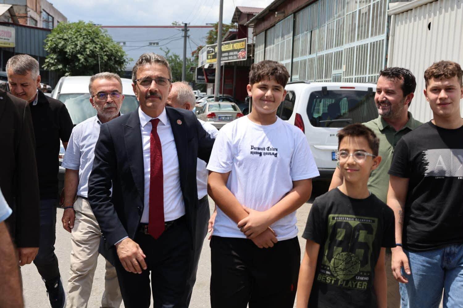 Başkan Di̇nç Modern Sanayi̇ Esnafiyla Buluştu (6)