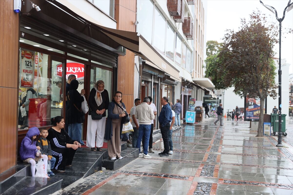 Edirne'de sağanak etkili oluyor