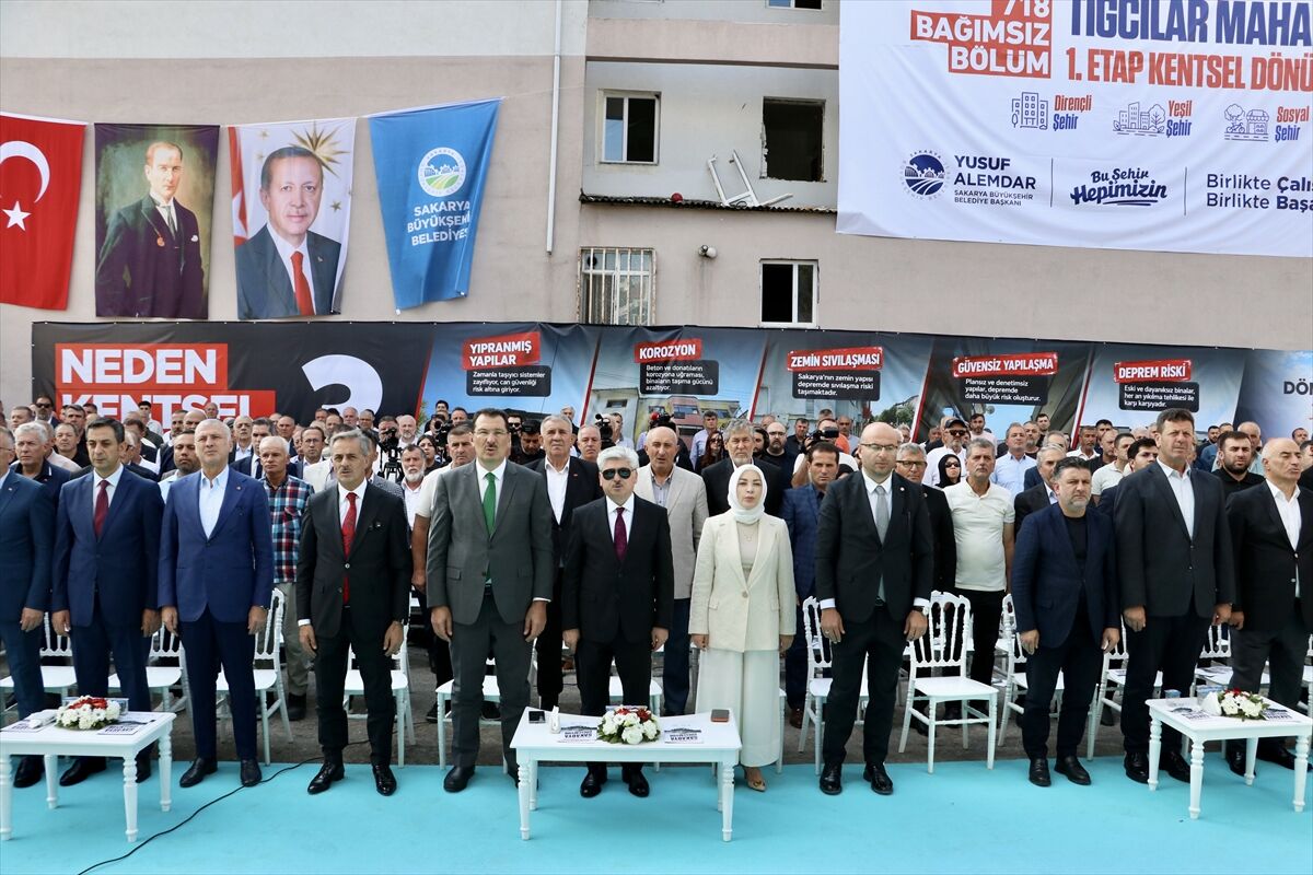 Sakarya'da 718 bağımsız bölümde 'mahalle bazlı kentsel dönüşüm' başladı