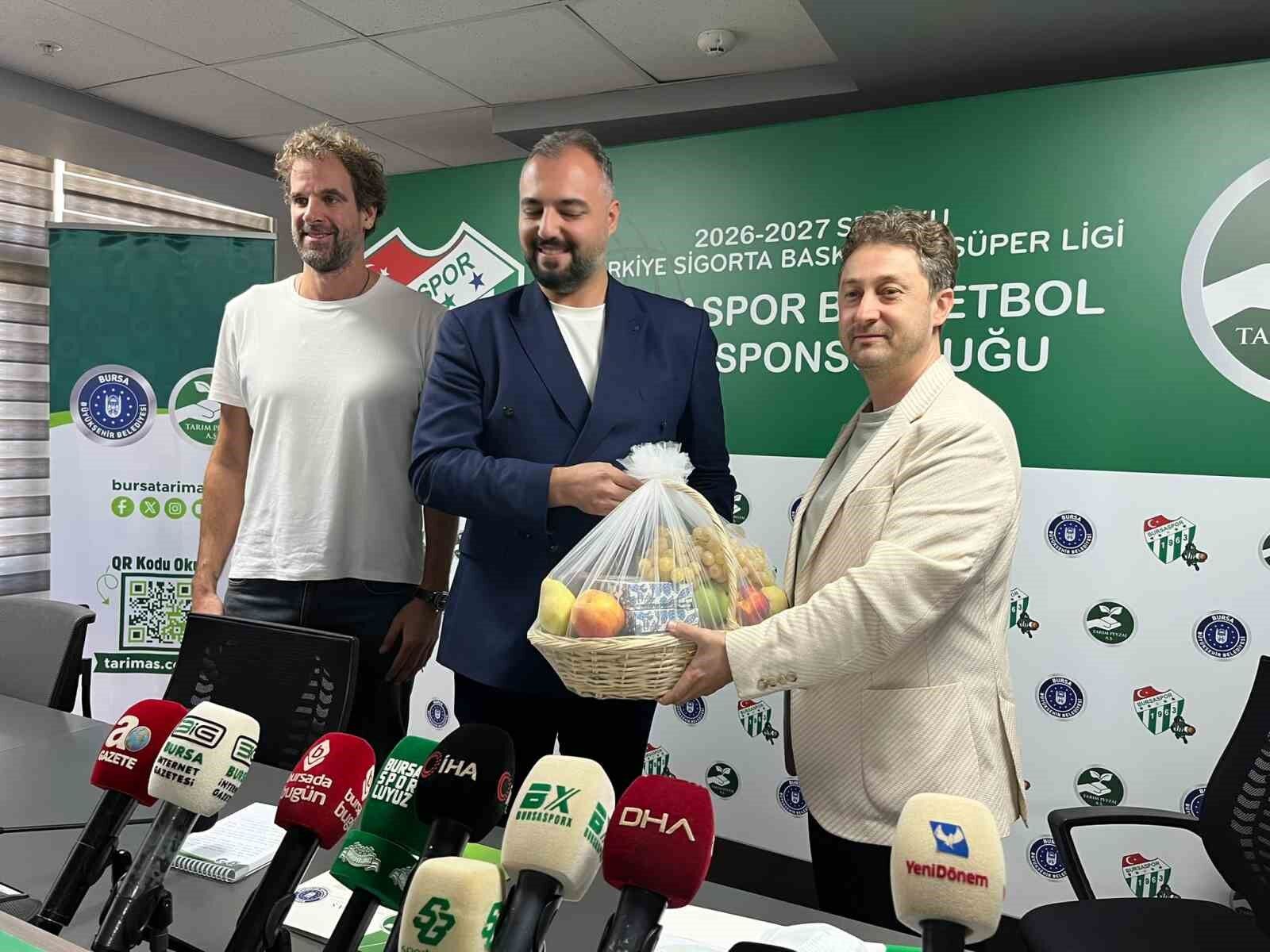 Bursaspor Basketbol'a şort ve tribün isim sponsorluğu desteği