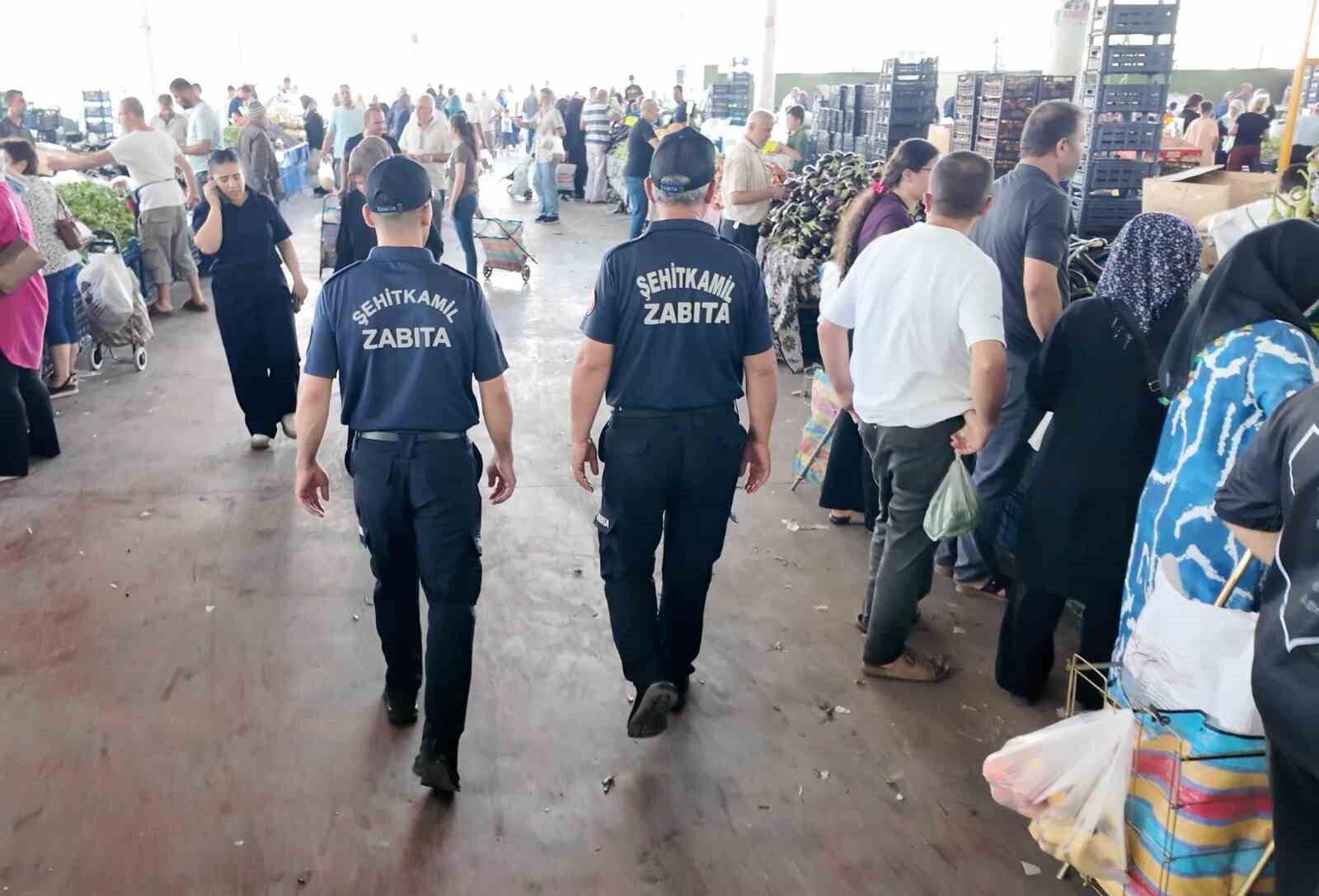 Şehitkamil'de pazar yerlerinde kapsamlı denetim