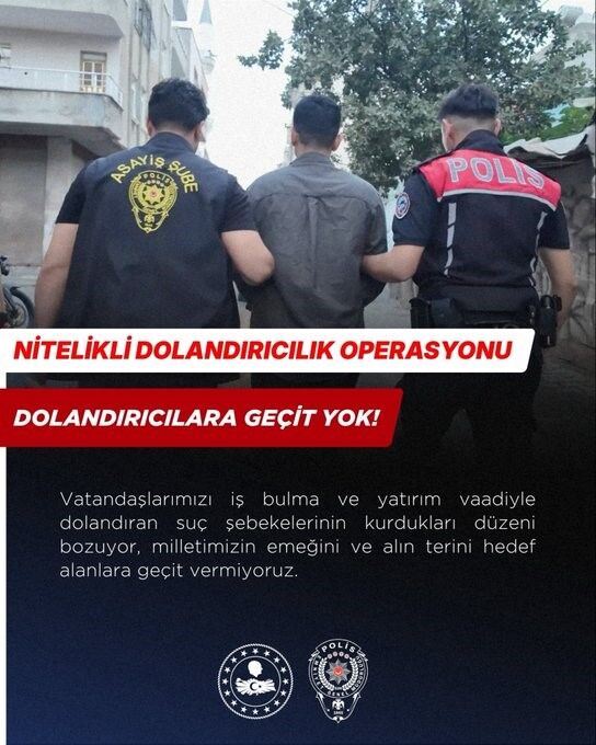 Mersin'de dolandırıcılık operasyonu: 13 şüpheli yakalandı