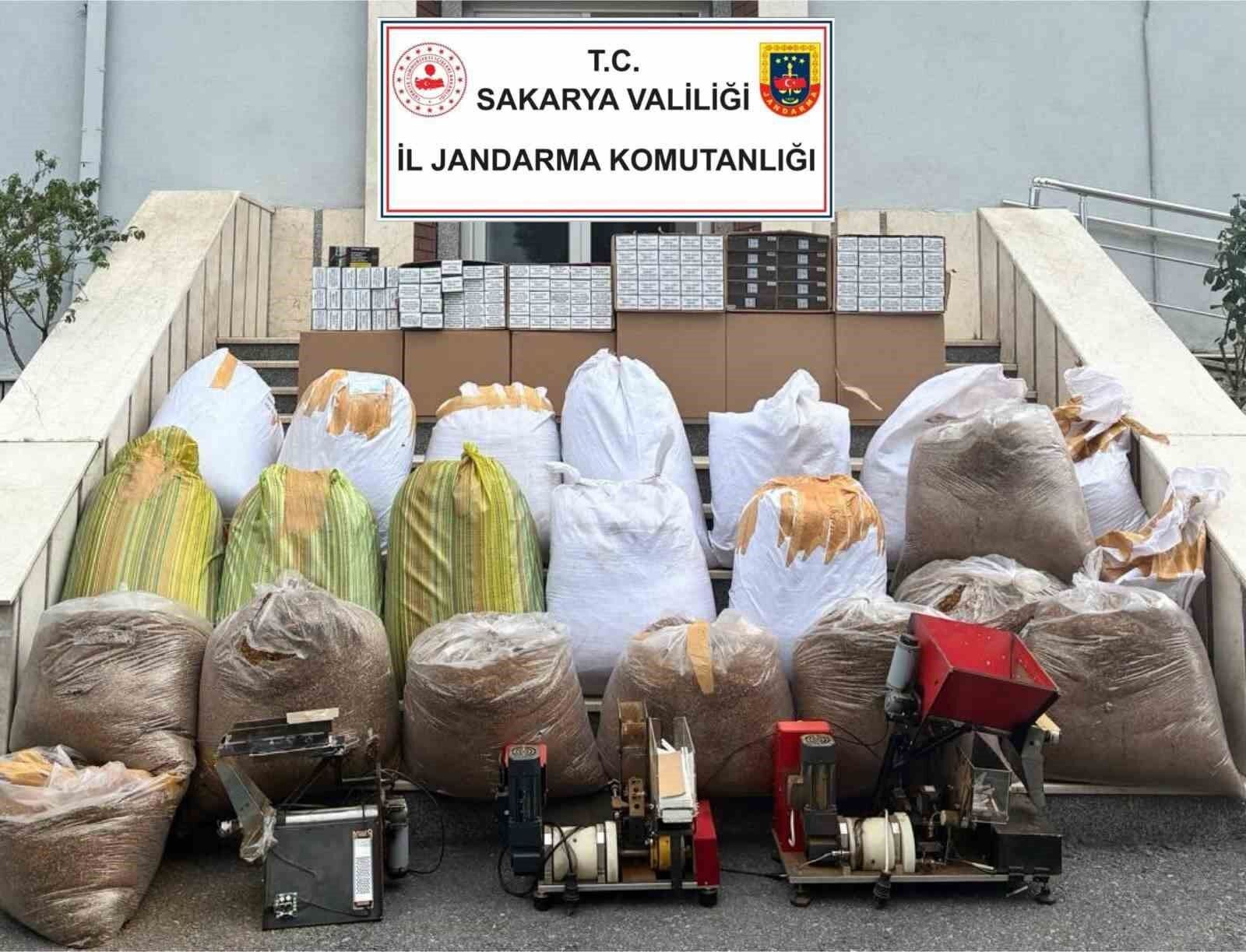 Sakarya'da kaçakçılık operasyonu