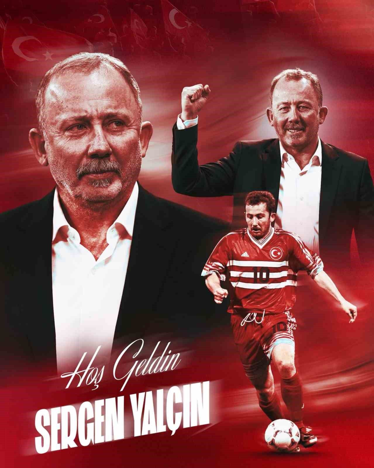Sergen Yalçın, A Milli Futbol Takımı'nın 47. teknik direktörü oldu