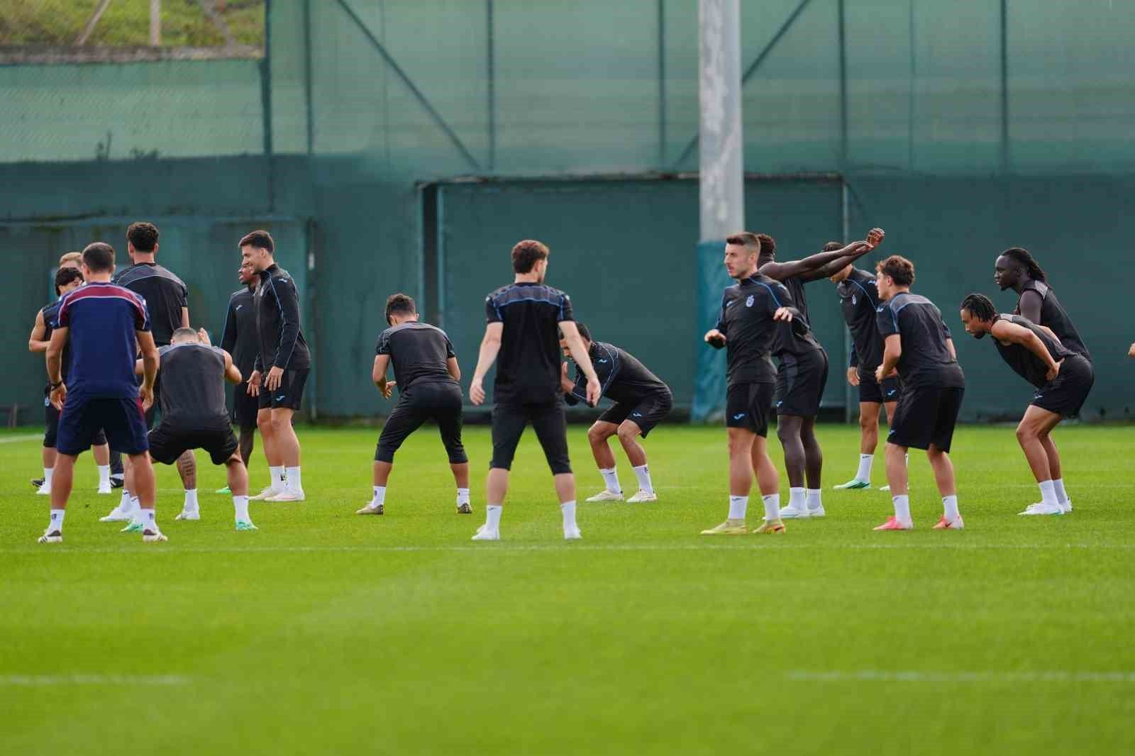 Trabzonspor'da Hearts maçı hazırlıklarını tamamladı