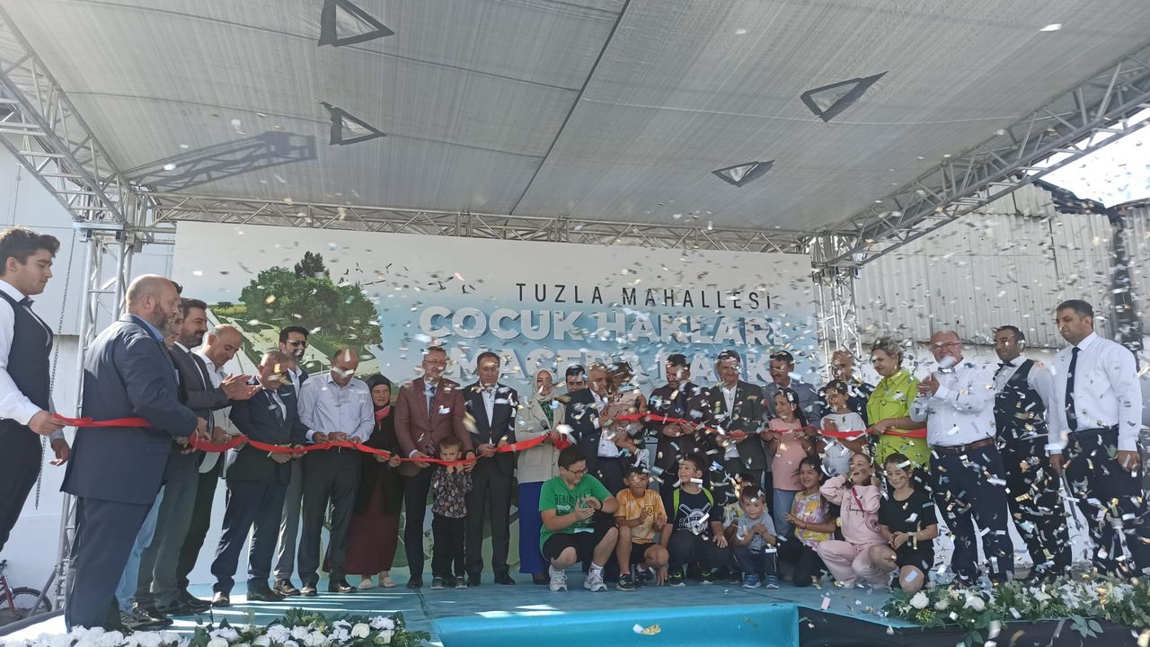 Çocuk Hakları Macera Parkı çocuklarla açıldı