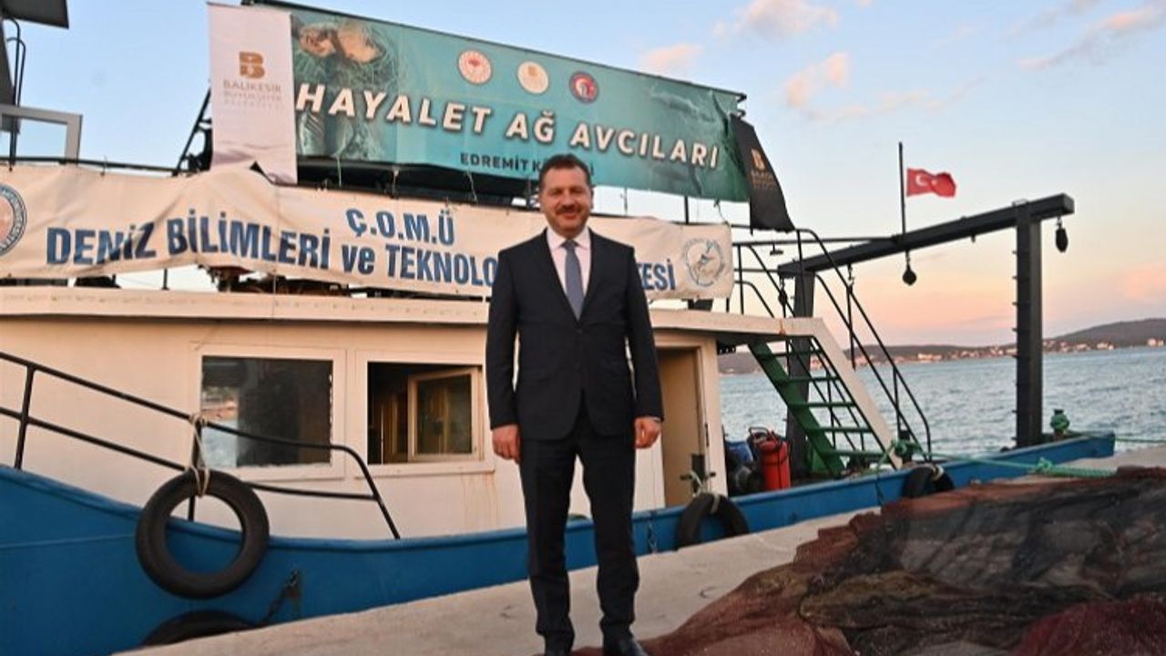 Hayalet ağların yüzde 75’ini Balıkesir Büyükşehir temizledi