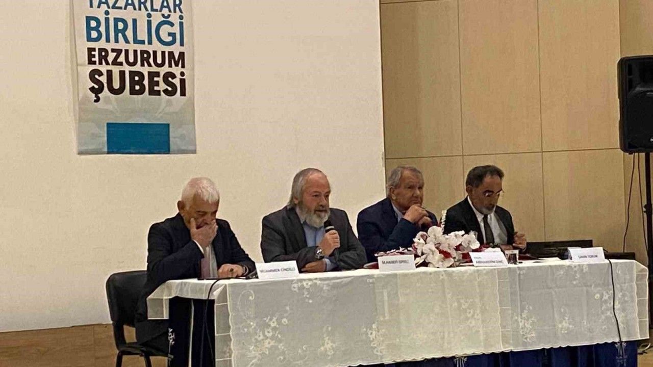 Erzurum’da Nevzat Kösoğlu paneli yapıldı