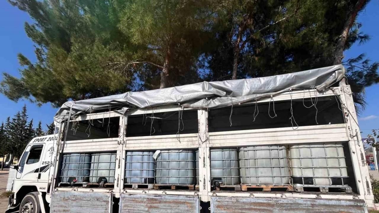 Adana’da 11 bin 400 litre kaçak akaryakıt ele geçirildi
