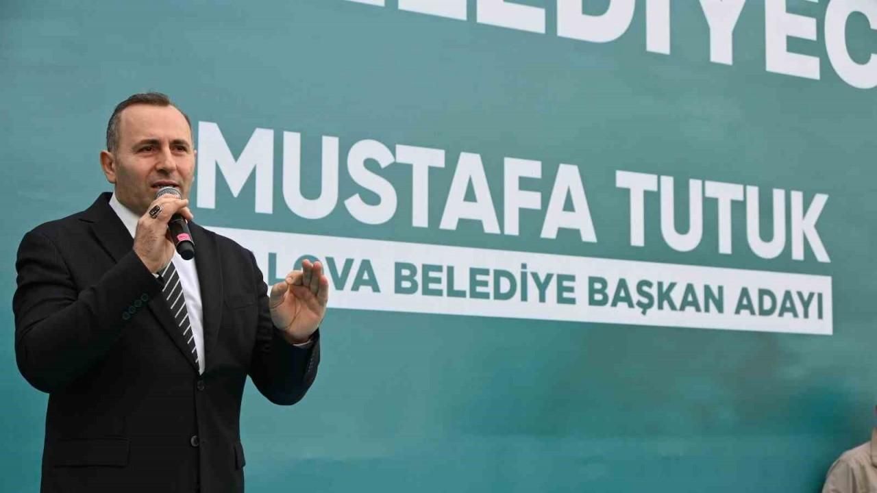 AK Parti Yalova Başkan Adayı Tutuk: "Yalova’da iziniz var mı, harmanda yüzünüz olacak”