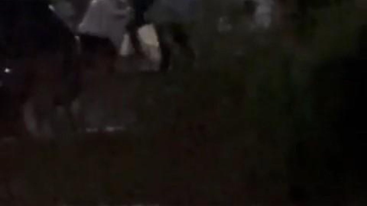 Başakşehir’de park kavgası kamerada: Komşusunun kafasına yerinden söktüğü süs lambasıyla vurdu