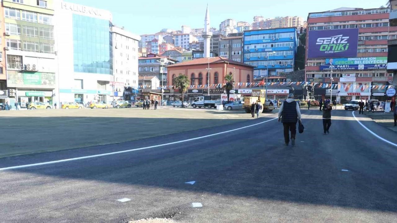 Cumhurbaşkanı Erdoğan’ın Zonguldak mitingi öncesi hazırlıklar sürüyor