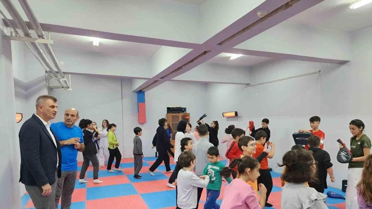 Düzağaç Kültür Merkezi’nde tekvando dersleri başladı