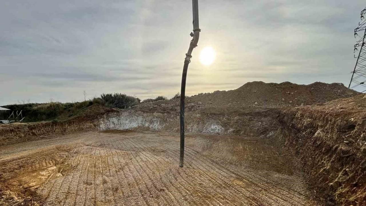 Karabiga’da 1000 metreküplük yeni su deposunun temeli atıldı
