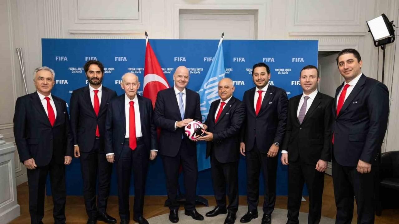 TFF Başkanı Büyükekşi’den FIFA Başkanı Infantino’ya ziyaret