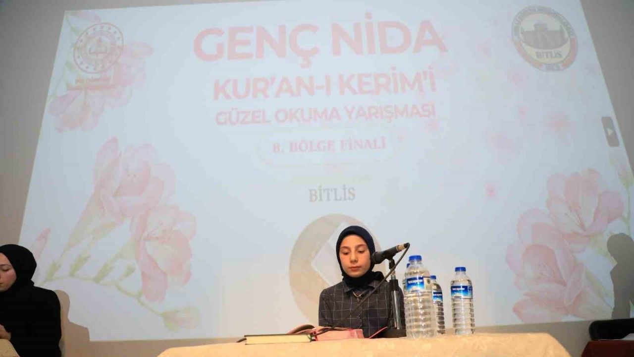 Bitlis’te Kur’an-ı Kerim’i Güzel Okuma Yarışması 8.Bölge Finali düzenlendi