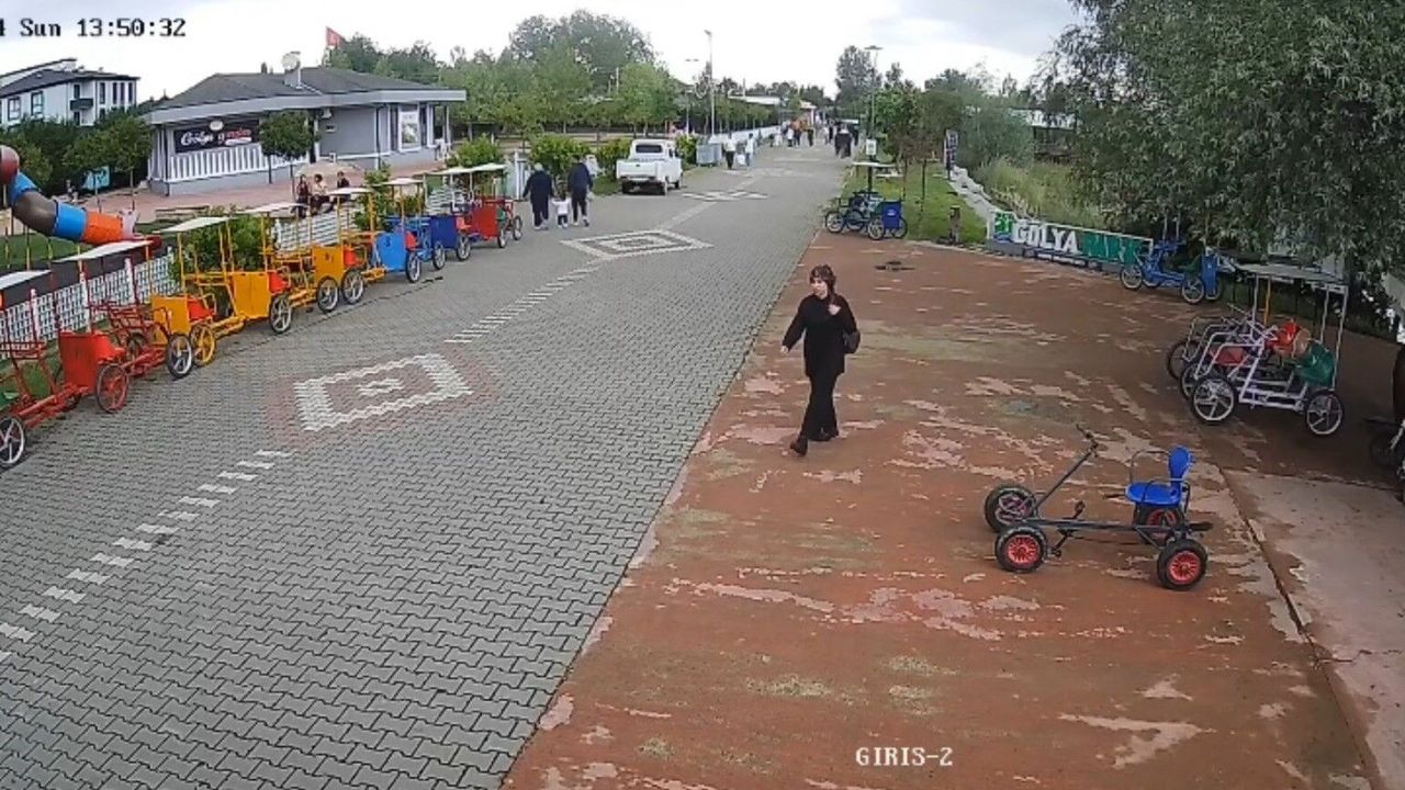 Sakarya'da gölette cesedi bulunan Rukiye'nin son anları kamerada