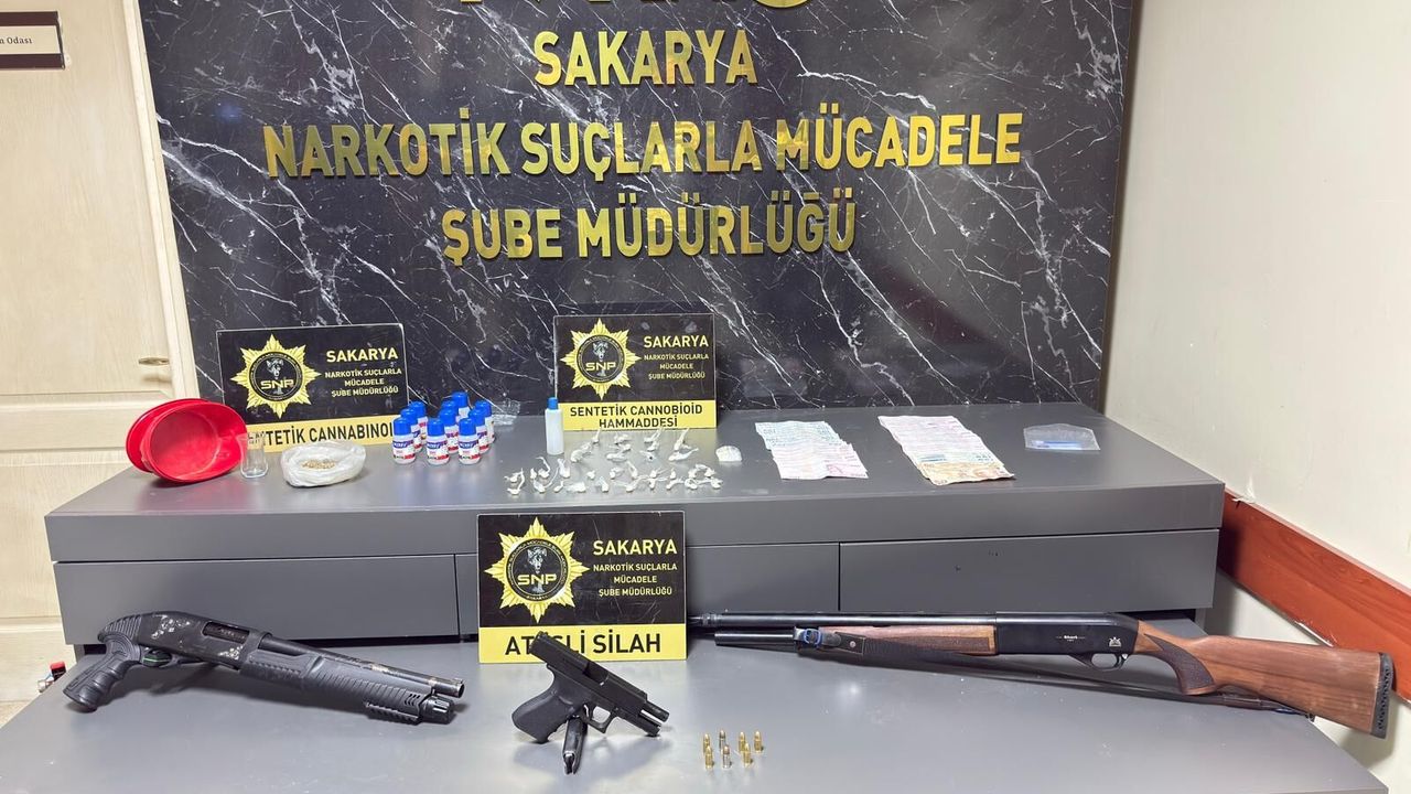 Sakarya'da uyuşturucu operasyonunda yakalanan zanlı tutuklandı