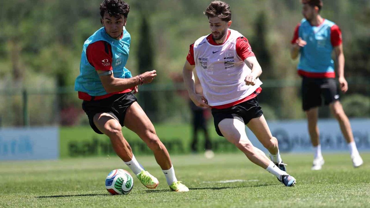 A Milli Futbol Takımı, Kuzey Makedonya hazırlıklarını sürdürüyor