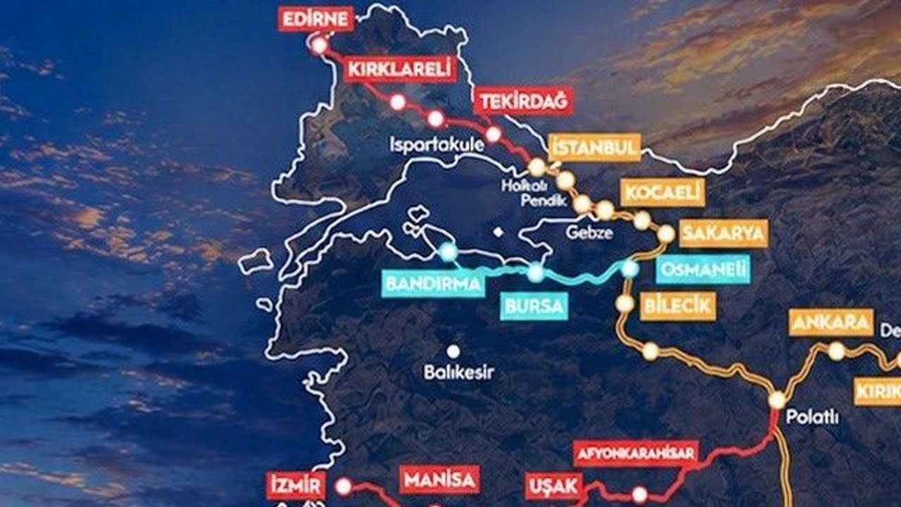 Ali İnci Yeni Hızlı Tren Hattının Detaylarını Paylaştı