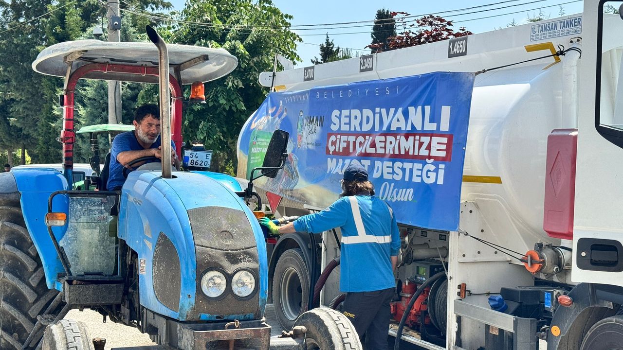 Mazot Desteği Aralık Mahallesi’nde Üreticilere Ulaştırıldı