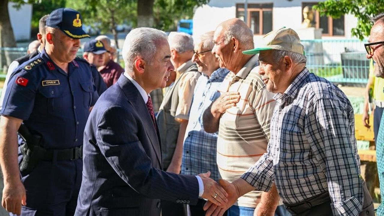 Kırklareli Valisi Turan, sağanaktan etkilenen Ahmetçe köyünü