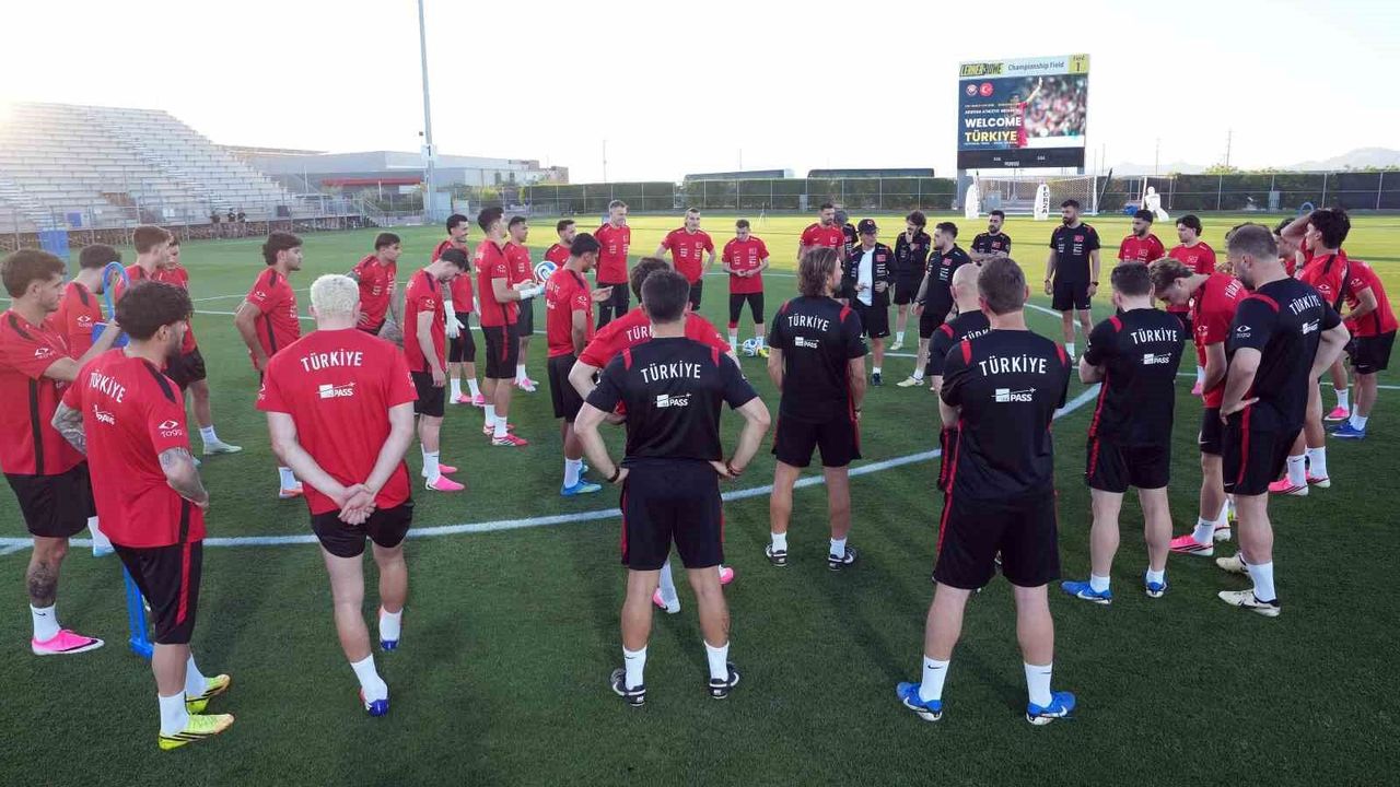 A Milli Futbol Takımı, Arizona'daki son çalışmasın