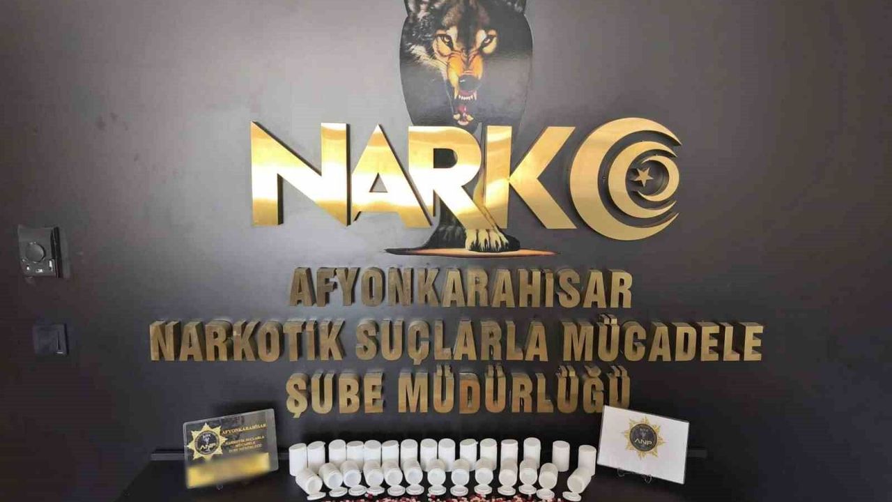 Afyonkarahisar'da uyuşturucu operasyonu: 1 şüpheli