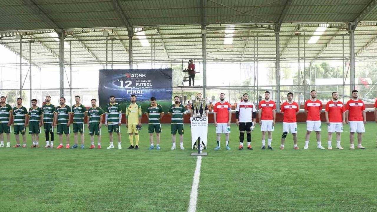 AOSB'de futbol şöleni finalle taçlandı