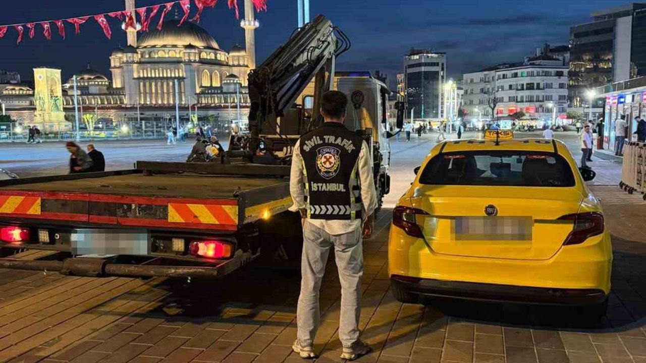 Beyoğlu'nda aracına turisti aldıktan sonra taksimetre açmayan şoföre 141 bin lira para cezası