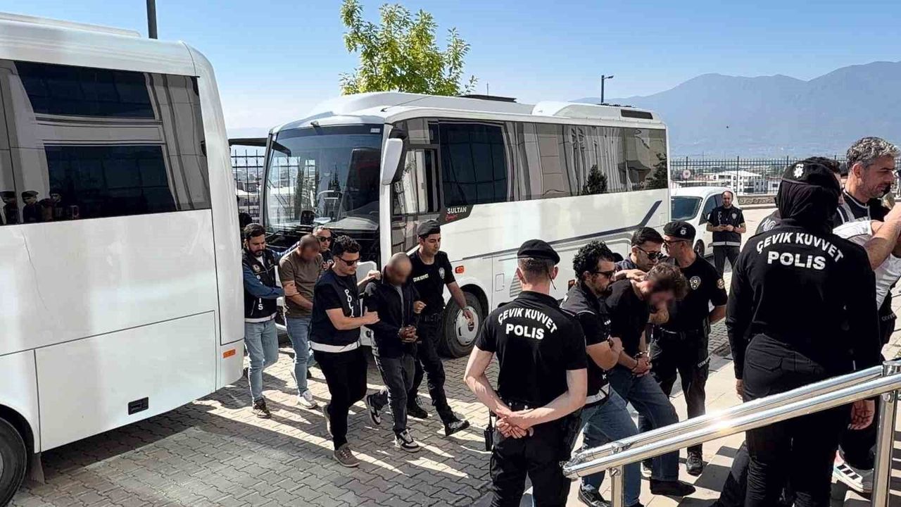 Bursa'da hava destekli uyuşturucu operasyonu: 17 t