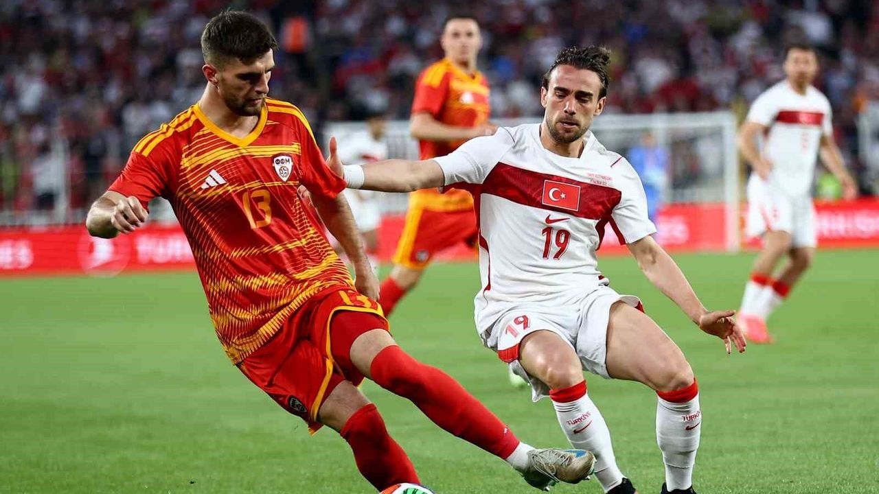 Hazırlık maçı: Türkiye: 2 - Kuzey Makedonya: 0 (Maç devam ediyor)