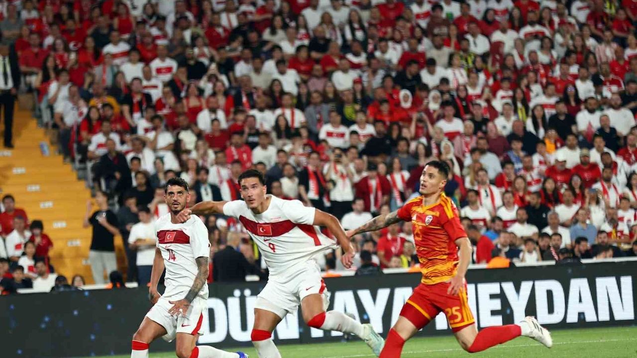 Hazırlık Maçı: Türkiye: 4 - Kuzey Makedonya: 0 (Maç sonucu)