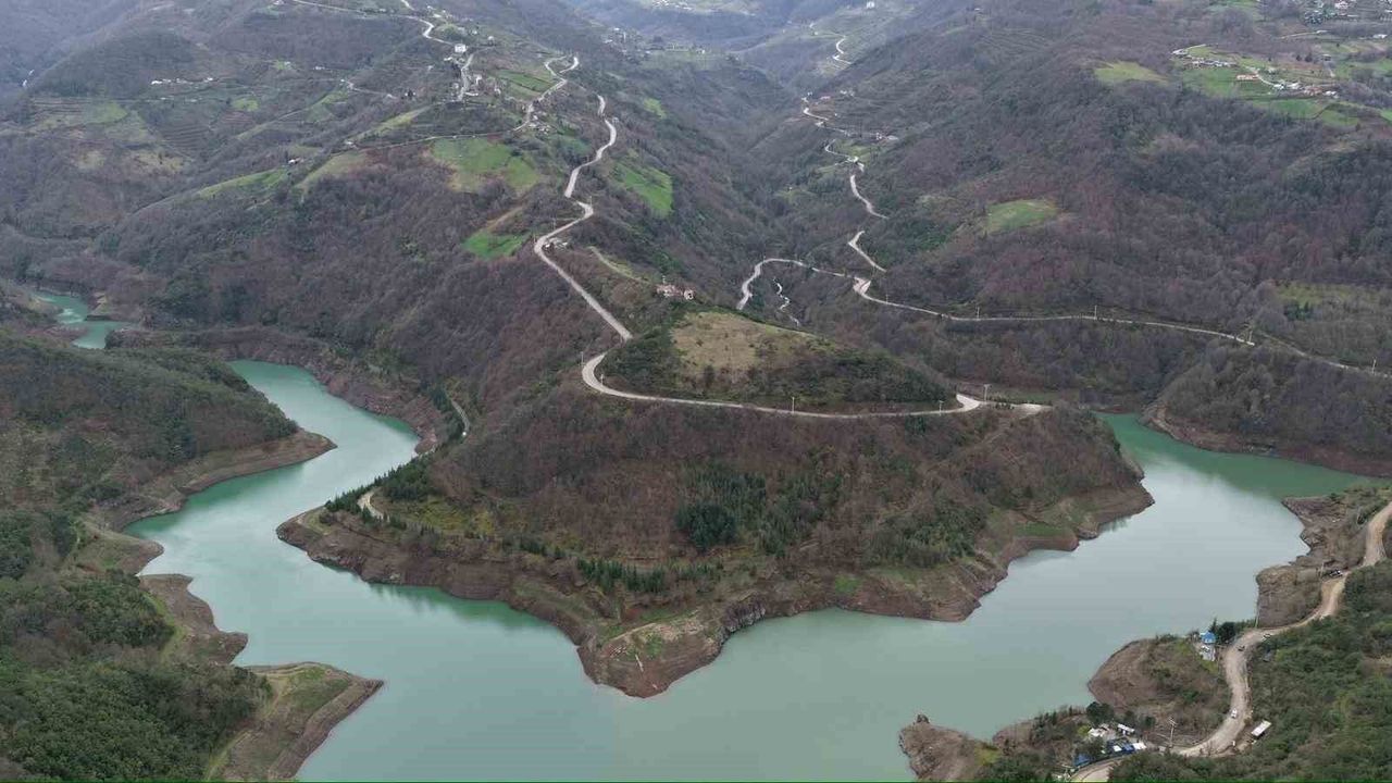 Kocaeli'nin içme suyu kaynağı Yuvacık Barajı'nda yüz güldüre