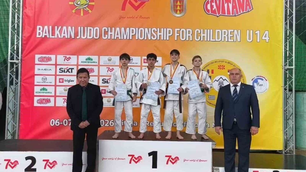 Manisalı sporcular Balkan Şampiyonası'ndan 4 madalya ile dön