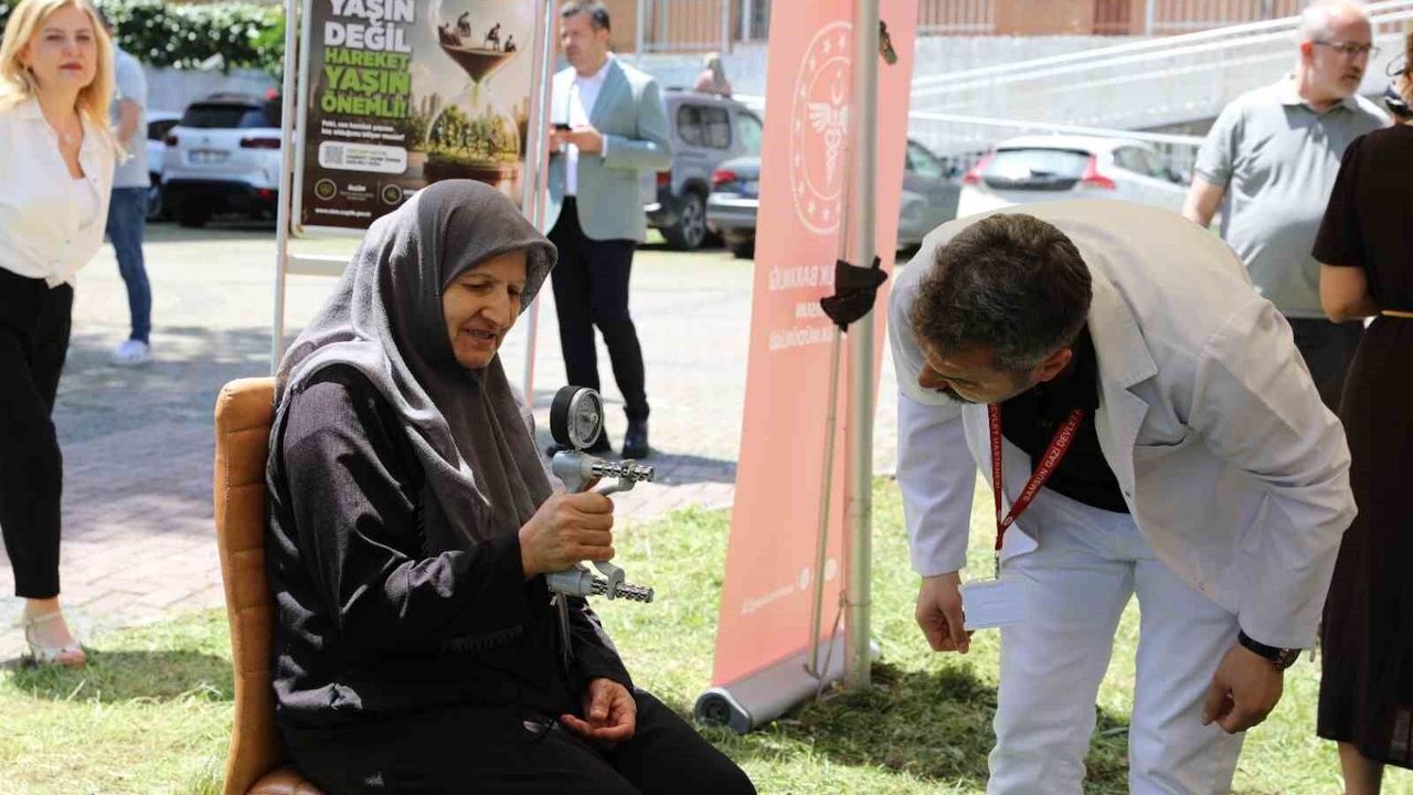 Samsun'da 'Hareket Yaşını Öğren, Sağlıklı Yaşa' kampanyası b