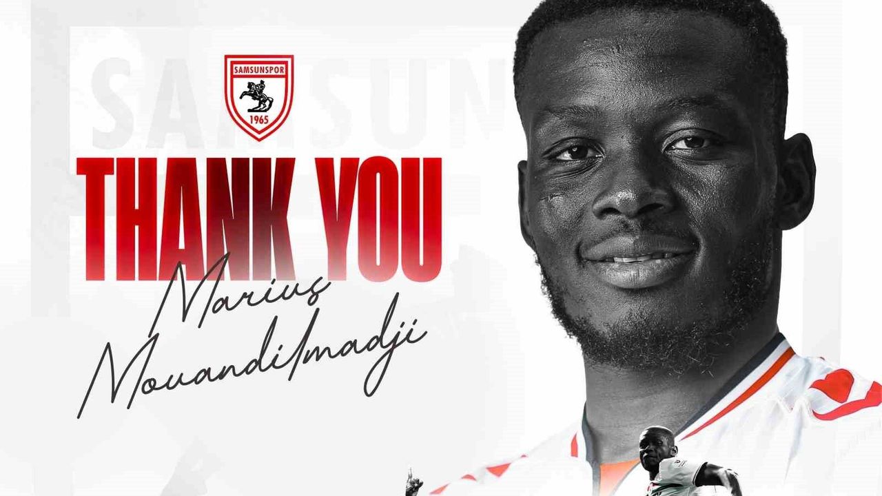 Samsunspor’da Mouandilmadji takımdan ayrıldı