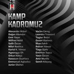 Beşiktaş'ın Corendon Alanyaspor maçı için kamp kadrosu belli oldu