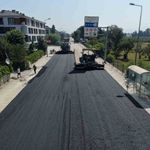 Düzce'de bin 800 metrelik yol yenileniyor