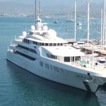 Suudi milyarderin 125 milyon dolarlık mega yatı Fethiye'de 100 ton akaryakıt aldı