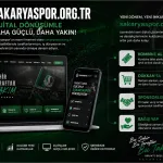 Sakaryaspor’da Dijital Dönüşüm: Taraftardan Sponsora Tüm Destekler Tek Platformda