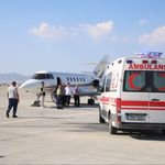 Girne'deki gemi kazasından etkilenen hamile kadın Kocaeli'ye nakledildi