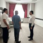 Kaymakam Atış, Dicle Devlet Hastanesini inceledi
