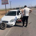 Zorlu geçen KPSS'nin ardından kullandığı otomobilin tekeri yerinden fırladı