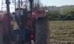 Hasat zamanı çiftçinin traktörünü çaldılar