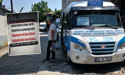 Kocaali'de minibüsçüler kontak kapadı